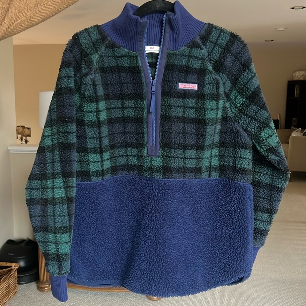 vineyard vines sherpa pullover